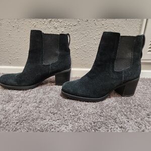 Sam Edelman Black Suede Ankle Booties